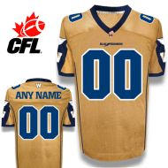 CFL Winnipeg Blue Bombers Premier TC Gold Football Jersey