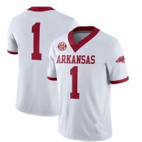 Arkansas Razorbacks White NCAA College Football Jersey 