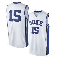 Duke Blue Devils NCAA College White Style 2 Basketball Jersey 