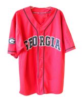 Georgia Bulldogs Red NCAA College Baseball Jersey 
