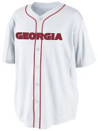 Georgia Bulldogs White NCAA College Baseball Jersey 