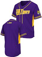 LSU Tigers Purple Style 2 NCAA College Baseball Jersey 