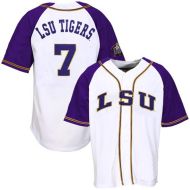 LSU Tigers White NCAA College Baseball Jersey 