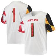 Maryland Terrapins White T22 NCAA College Football Jersey 