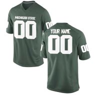 Michigan State Spartans Green NCAA College Football Jersey 