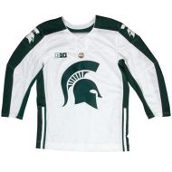 Michigan State Spartans NCAA College White Hockey Jersey 
