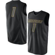 Missouri Tigers NCAA College Black Basketball Jersey 