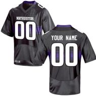 Northwestern Wildcats Black NCAA College Football Jersey 