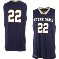 Notre Dame Fighting Irish NCAA College Navy Blue Basketball Jersey 