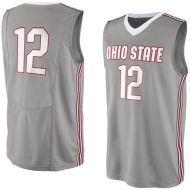 Ohio State Buckeyes NCAA College Gray Basketball Jersey 