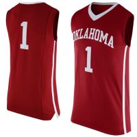 Oklahoma Sooners NCAA College Red Basketball Jersey 