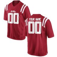 Ole Miss Rebels Red NCAA College Football Jersey 