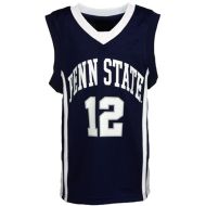 Penn State Nittany Lions NCAA College Navy Blue Basketball Jersey 