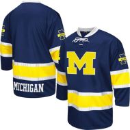 Michigan Wolverines NCAA College Navy M Lace Hockey Jersey 
