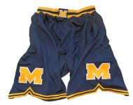 Michigan Wolverines NCAA College Navy Blue Basketball Shorts