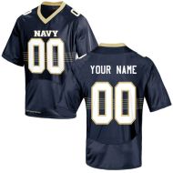 USN Navy Academy Midshipmen Navy Blue NCAA College Football Jersey 