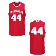 Wisconsin Badgers NCAA College Red Basketball Jersey 