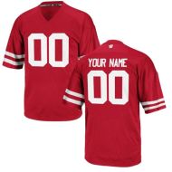 Wisconsin Badgers Red NCAA College Football Jersey 