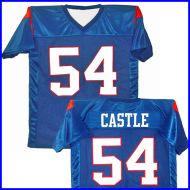 Blue Mountain State TV Show Blue Jersey Thad Castle #54