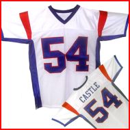 Blue Mountain State TV Show White Jersey Thad Castle #54