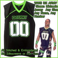 WWE D Generation DX Army Triple H Shawn Michaels Jersey