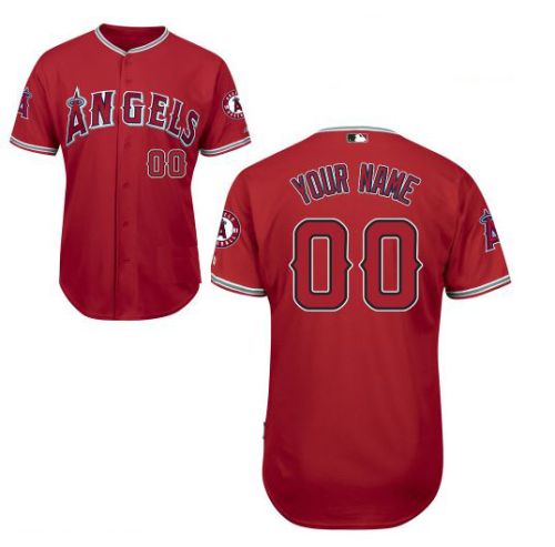 Los Angeles Angels Alt Away Road Jersey Red