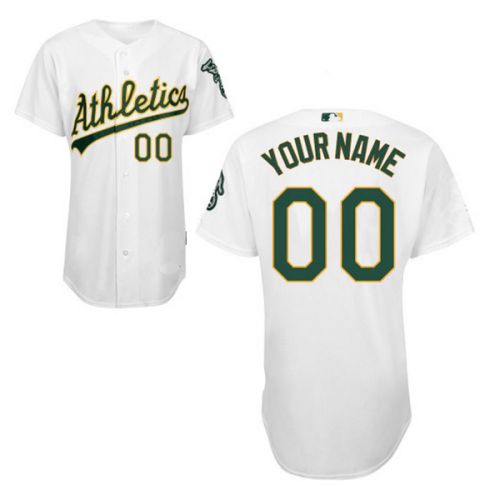 Oakland Athletics Authentic Style Personalized Home White Jersey
