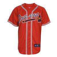 Atlanta Braves Home Alternate Jersey Red