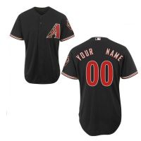 Arizona Diamondbacks Authentic Style Personalized Alternate Home Black Jersey