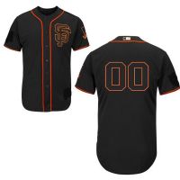 San Francisco Giants 2015 Authentic Style Personalized Alternate Black Jersey