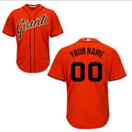 San Francisco Giants Authentic Style Personalized Alternate Orange Jersey 
