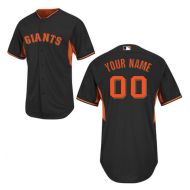 San Francisco Giants Authentic Style Personalized BP Black Jersey