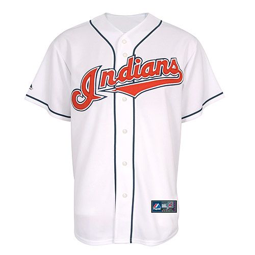 Cleveland Indians Classic Home White Jersey
