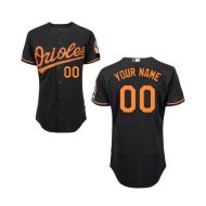 Baltimore Orioles Authentic Style Personalized Alternate Black Jersey