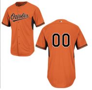 Baltimore Orioles Authentic Style Personalized BP Orange Jersey