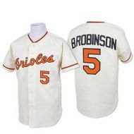 Baltimore Orioles Legends Classic Home Jersey White #5 Brooks Robinson