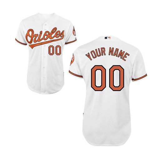 Baltimore Orioles Authentic Style Personalized Home White Jersey