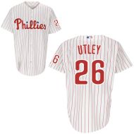 Philadelphia Phillies Authentic Style Home Pinstriped Jersey #26 Chase Utley