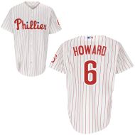 Philadelphia Phillies Authentic Style Home Pinstriped Jersey #6 Ryan Howard