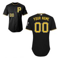 Pittsburgh Pirates Authentic Style Personalized Alternate Black Jersey