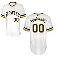 Pittsburgh Pirates Authentic Style Personalized Alternate 2 White Jersey