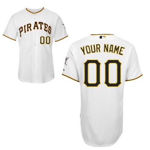 Pittsburgh Pirates Authentic Style Personalized Home White Jersey