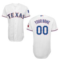 Texas Rangers Authentic Style Personalized Home White Jersey