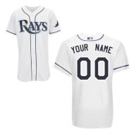 Tampa Bay Rays Authentic Style Personalized Home White Jersey