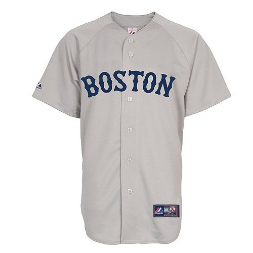 Boston Red Sox Authentic Style Personalized Road Gray Jersey