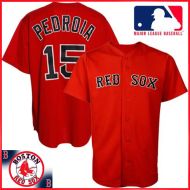 Boston Red Sox Authentic Style Home Red Jersey #15 Dustin Pedroia