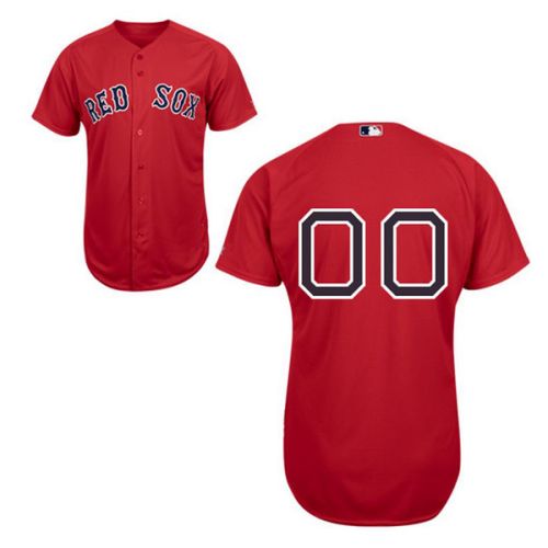 Boston Red Sox Authentic Style Personalized Alternate Home Red Jersey