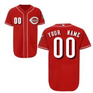 Cincinnati Reds Authentic Style Personalized Alternate Red Jersey