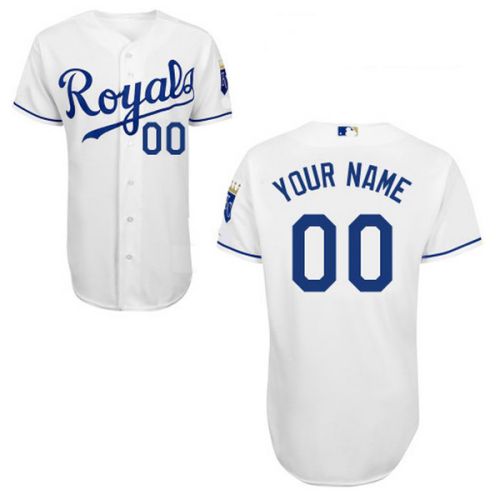 Kansas City Royals Authentic Style Personalized Home White Jersey