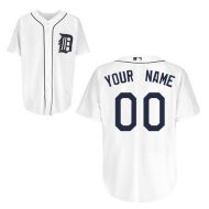 Detroit Tigers Authentic Style Personalized Home White Jersey
